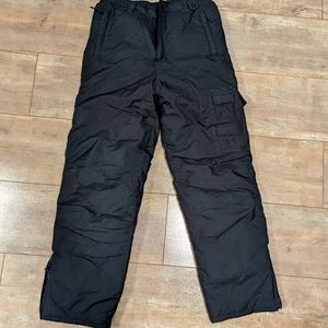 Artic Quest Winter Snow Pants Insulated Black Sz 16/18